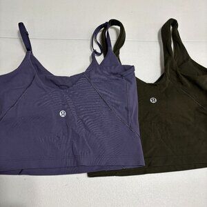 lululemon Align™ Tank/Cami Top Light Support A/B Cup Yoga Soft Set of 2 Size 2